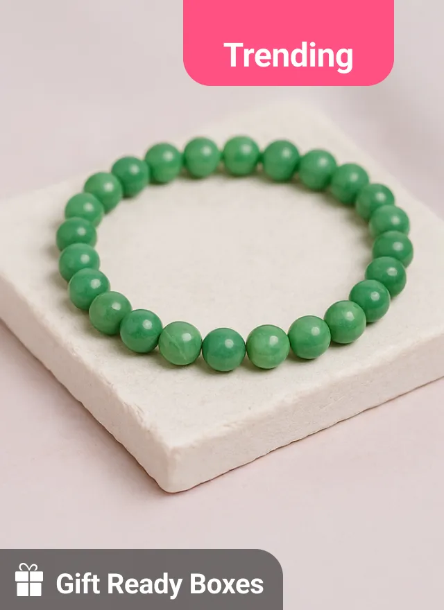 Certifed Green Aventurine Bracelet 22 Beads Certifed Green Aventurine Bracelet 22 Beads